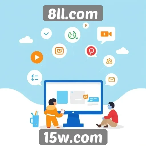 Recursos de comunidade e interação no 8ll.com